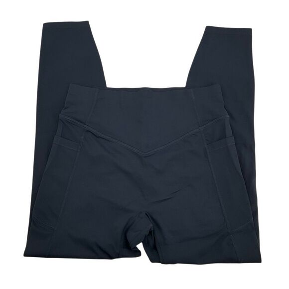 NWT Halara Indigo UltraSculpt SoCinched High Waisted Scrunch 7/8 Leggings Medium - Picture 4 of 12